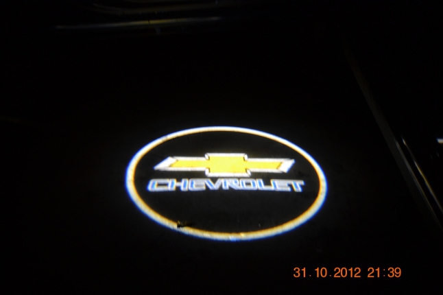Лазерная проекция логотипа Шевроле, 3 W