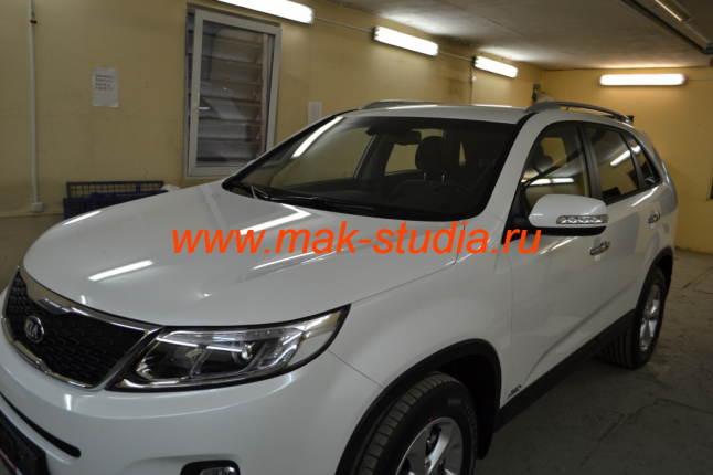 Оклейка автомобиля антигравийной плёнкой - всё готово