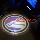 Лазерная проекция логотипа Тойота