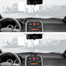 Парктроник ParkMaster 4-DJ-38 в интерьере автомобиля